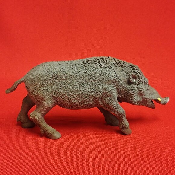 Wild Boar Warthog Toy Figurine Wild Pig Feral Hog Animal Toy - Picture 11 of 12